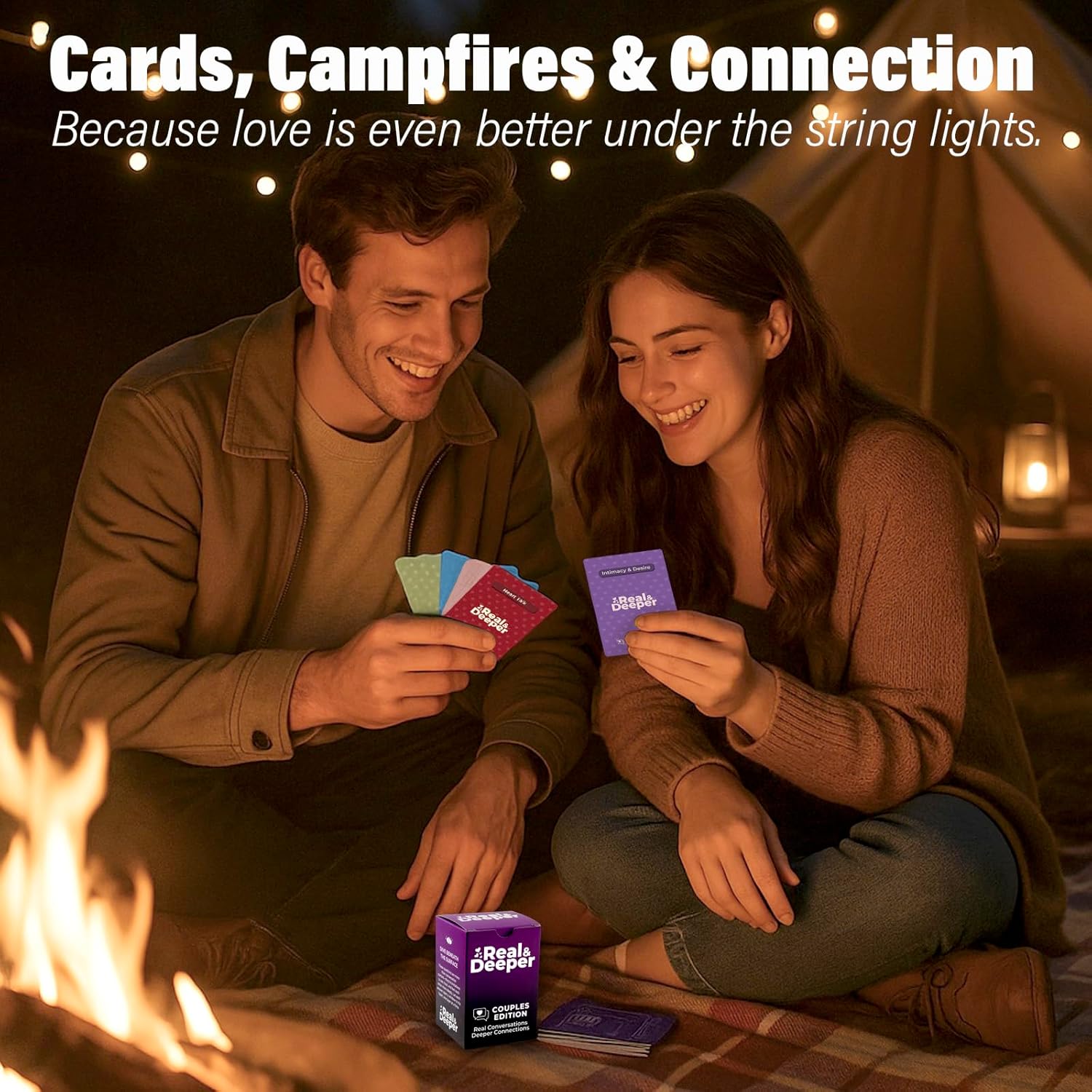 Couples Games - 150 Couples Deep Conversation Cards, Romantic Games Great for Memorable Date Nights - Game Nights to Get Intimate Connections - Wedding Gifts, Valentine’s Day Gift for Couples