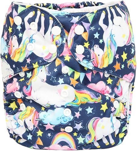 Miniatura 15 de Pañal de tela grande para niños de 2 a 7 años de edad, reutilizable, para bebés, niños pequeños (flor de melocotón) Peachblossom,gris, (Grey