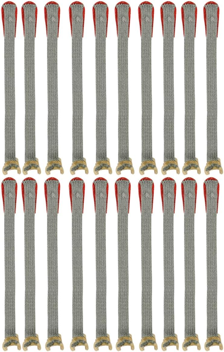 Ciieeo 50pcs Gray Piano Tuning Ropes Straps for Tuners Piano Climbing Tool Accessories Dribbling Small Ropes Set for Professional Repair