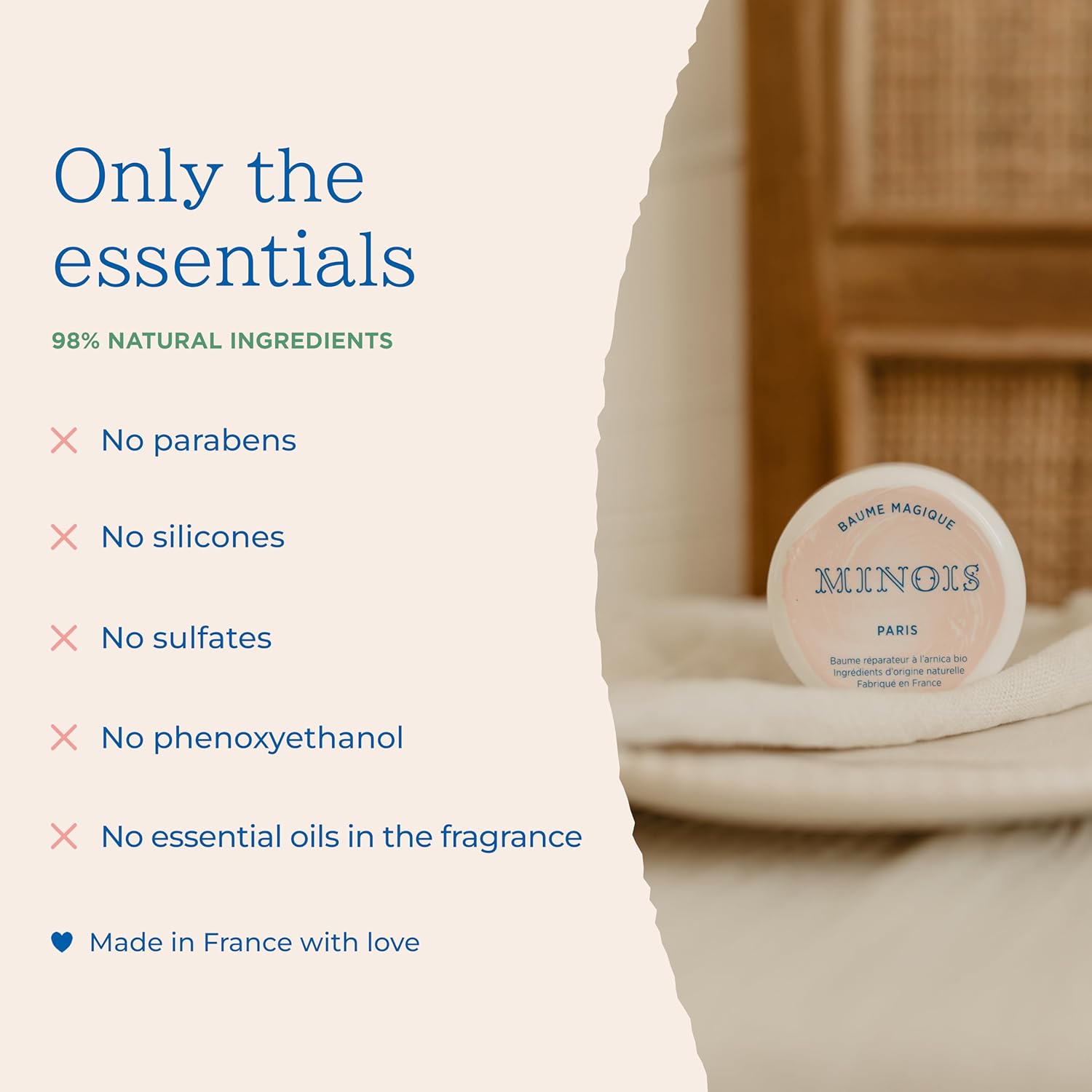 MINOIS PARIS – Magic Balm 50 milliliters | Natural Arnica & Calendula Soothing Balm for Kids & Family | Helps Comfort Bumps, Bruises & Minor Skin Discomfort | 98% Natural Ingredients | Made in France