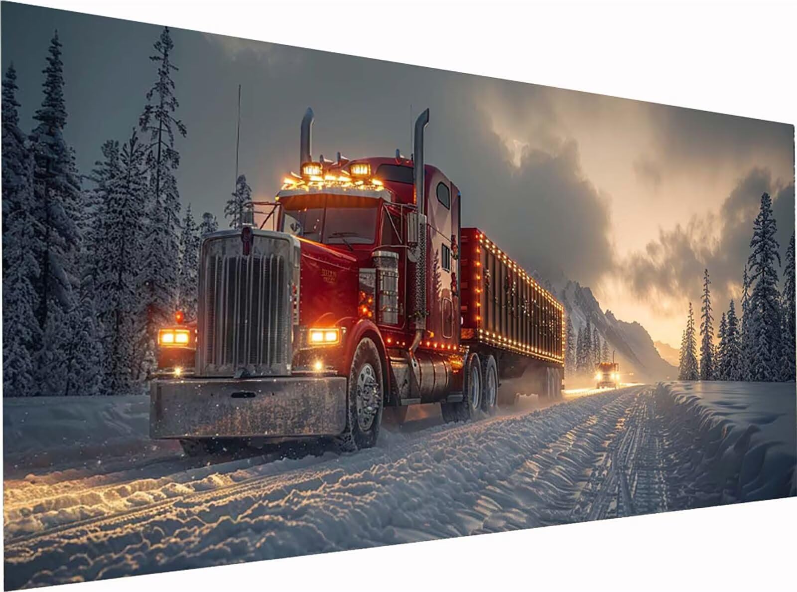 Camion Diamond Painting Grandi Dimensioni 50x100cm, Diamond Painting H-2603