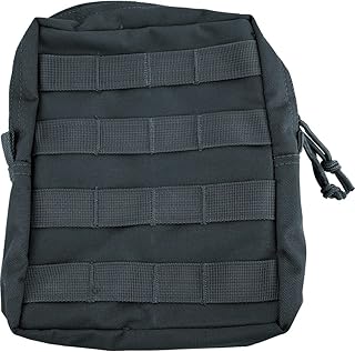 Red Rock Outdoor Gear Molle Utility Pouch, Black, Large