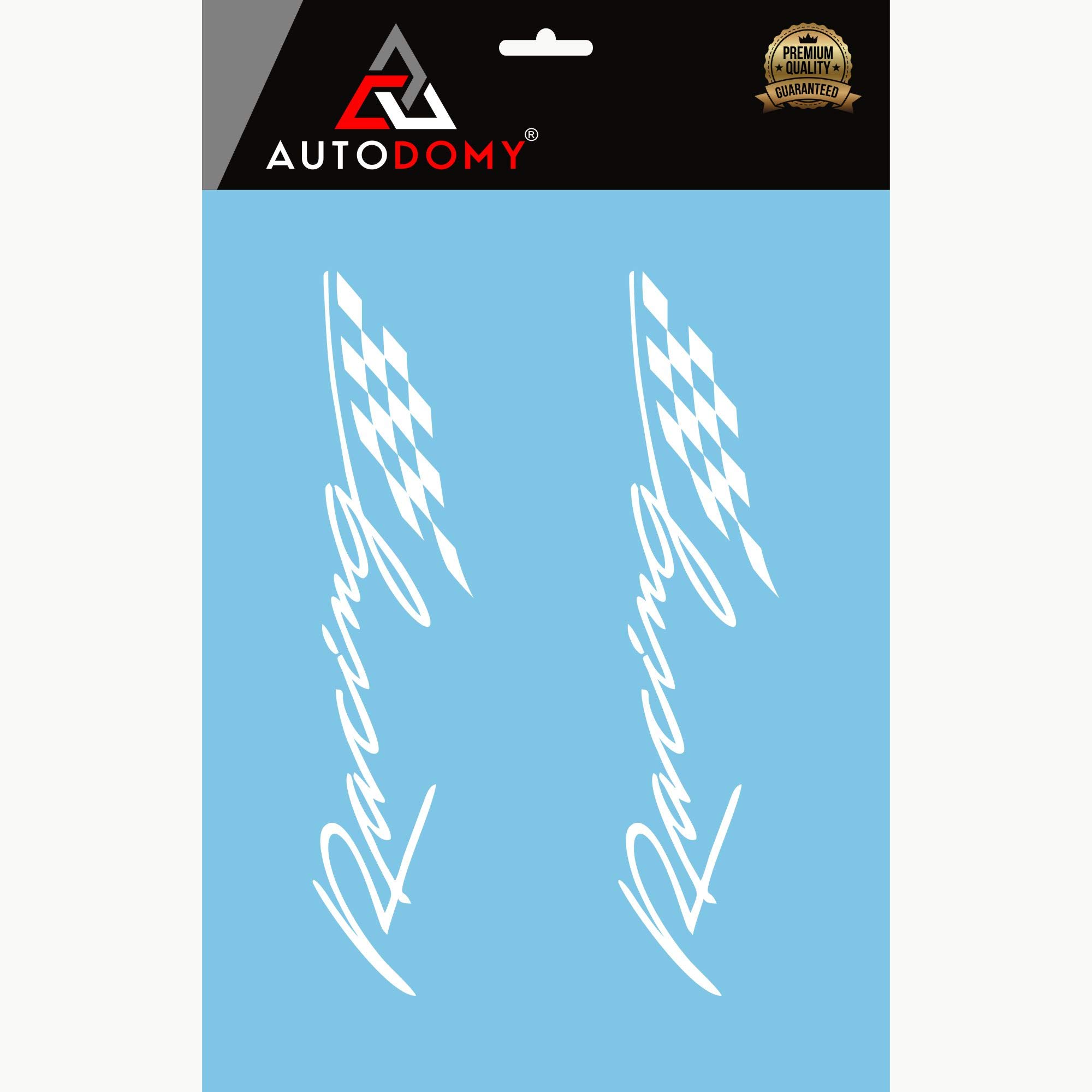 Lot De 2 Autocollants Voiture Tuning Racing - Design Sportif, Personnalisables (couleur Au Choix), Neufs