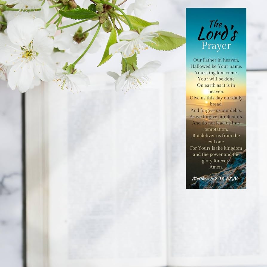 Amazon.com: Bulk 100 Count - The Lord's Prayer Religious Christian Bookmarks for Men and Women - Inspirational Tokens - Made in USA - Bible Verse - Church Gifts - Lords Prayer NKJV : Office Products amazon-com-bulk-100-count-the-lord-s-prayer-religious-christian-bookmarks-for-men-and-women-inspirational-tokens-made-in-usa-bible-verse-church-gifts-lords-prayer-nkjv-office-products