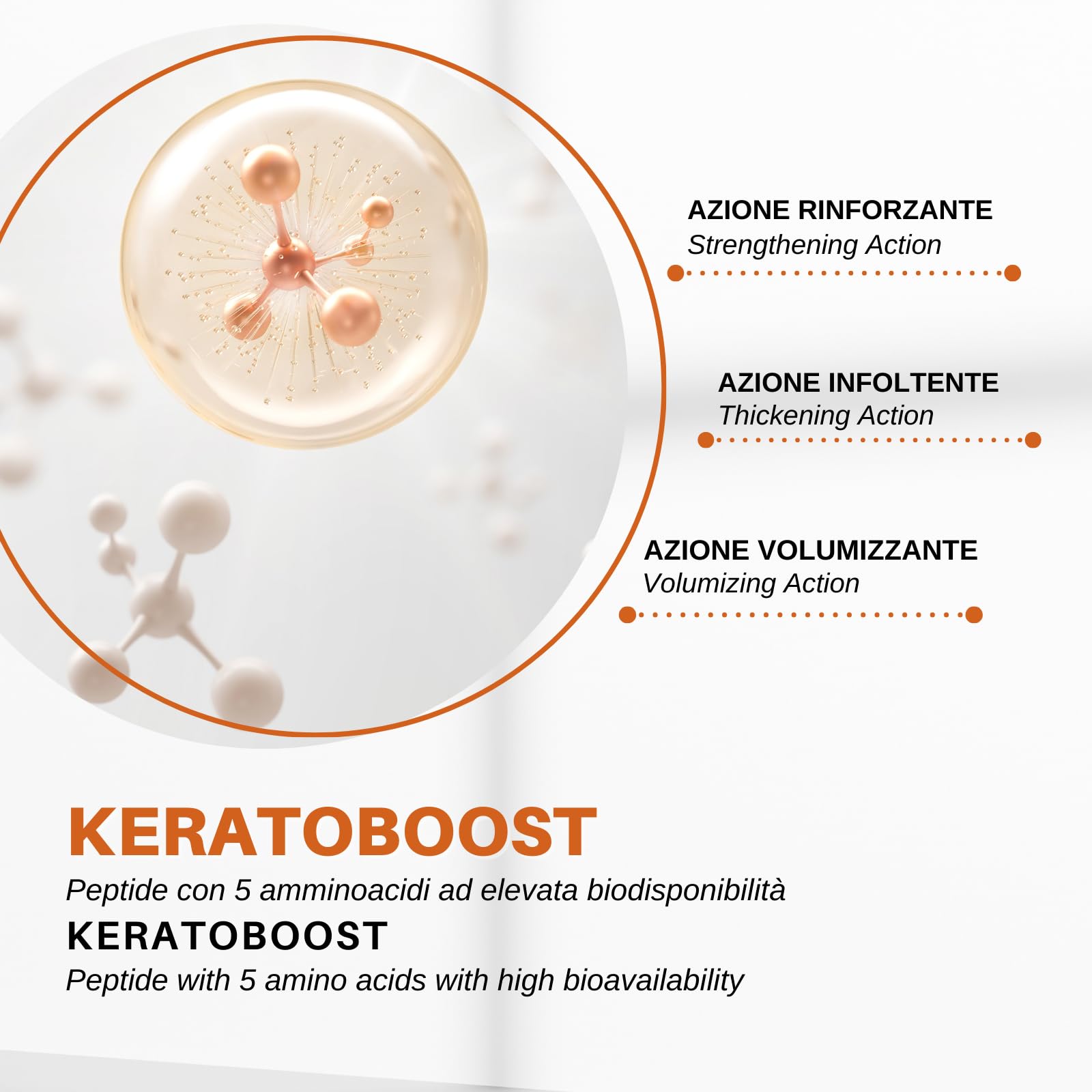 Lycolash Siero Ciglia e Sopracciglia Booster | Azione Allungante e Infoltente | Ciglia più Lunghe e Rinforzate | 5 ml