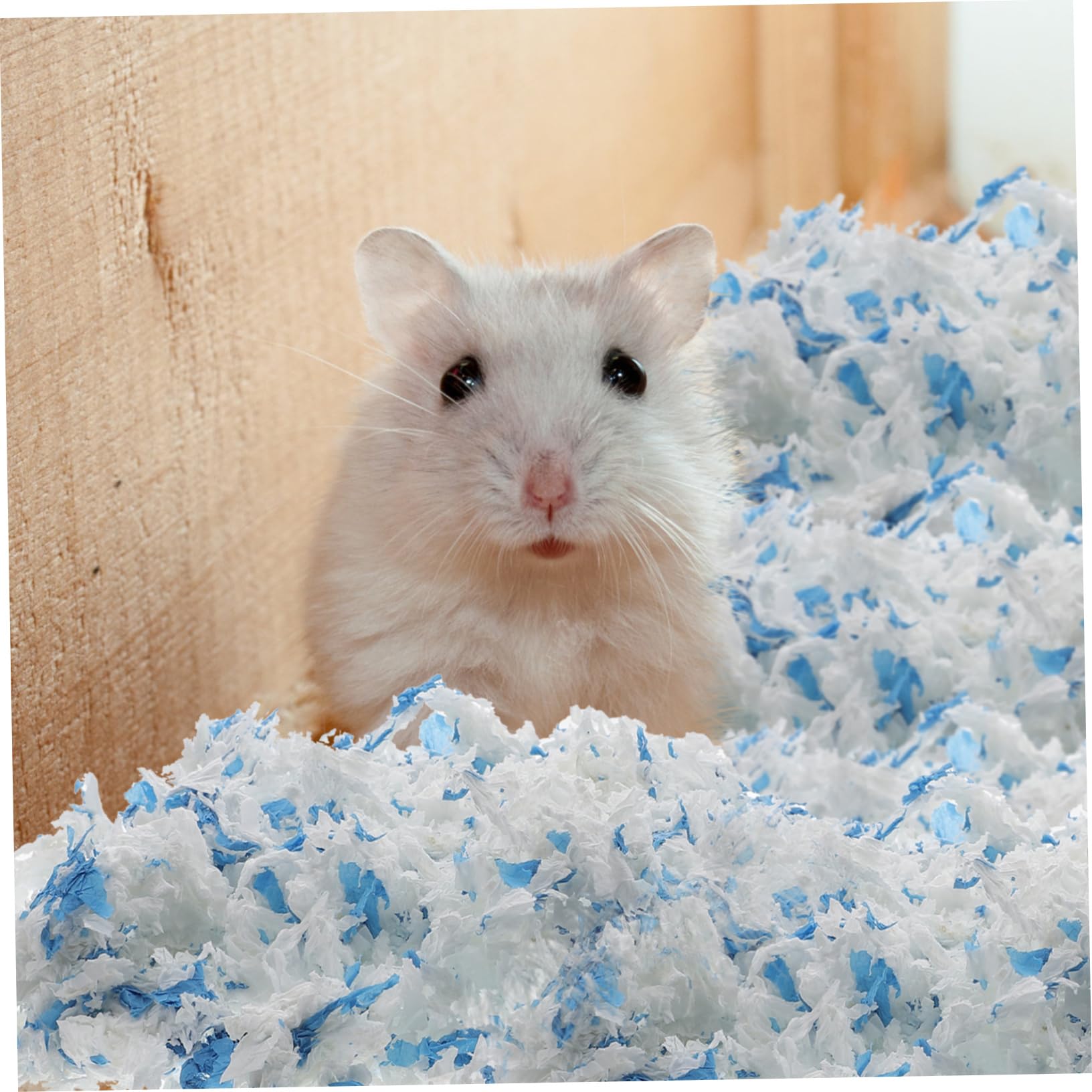 SUPVOX Lettiera in Carta per Criceti e Porcellini D’India, 1 Sacchetto da 450g, Assorbente e Antiodore, per Gabbia di Piccoli Animali Domestici | Conigli e Gabbie per Animali, Assorbente, Formato Singolo per Uso Domestico, Accessorio per Piccoli Roditori