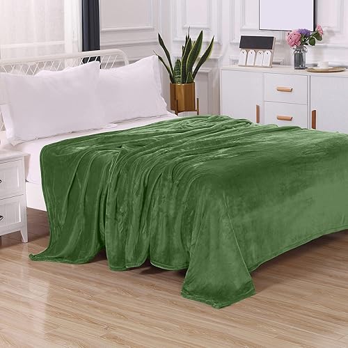 Vista 38 de Elegant Comfort Manta de lujo aterciopelada, ligera para todas las estaciones, ultra afelpada, suave, acogedora y mullida para sofá, cama, viajes