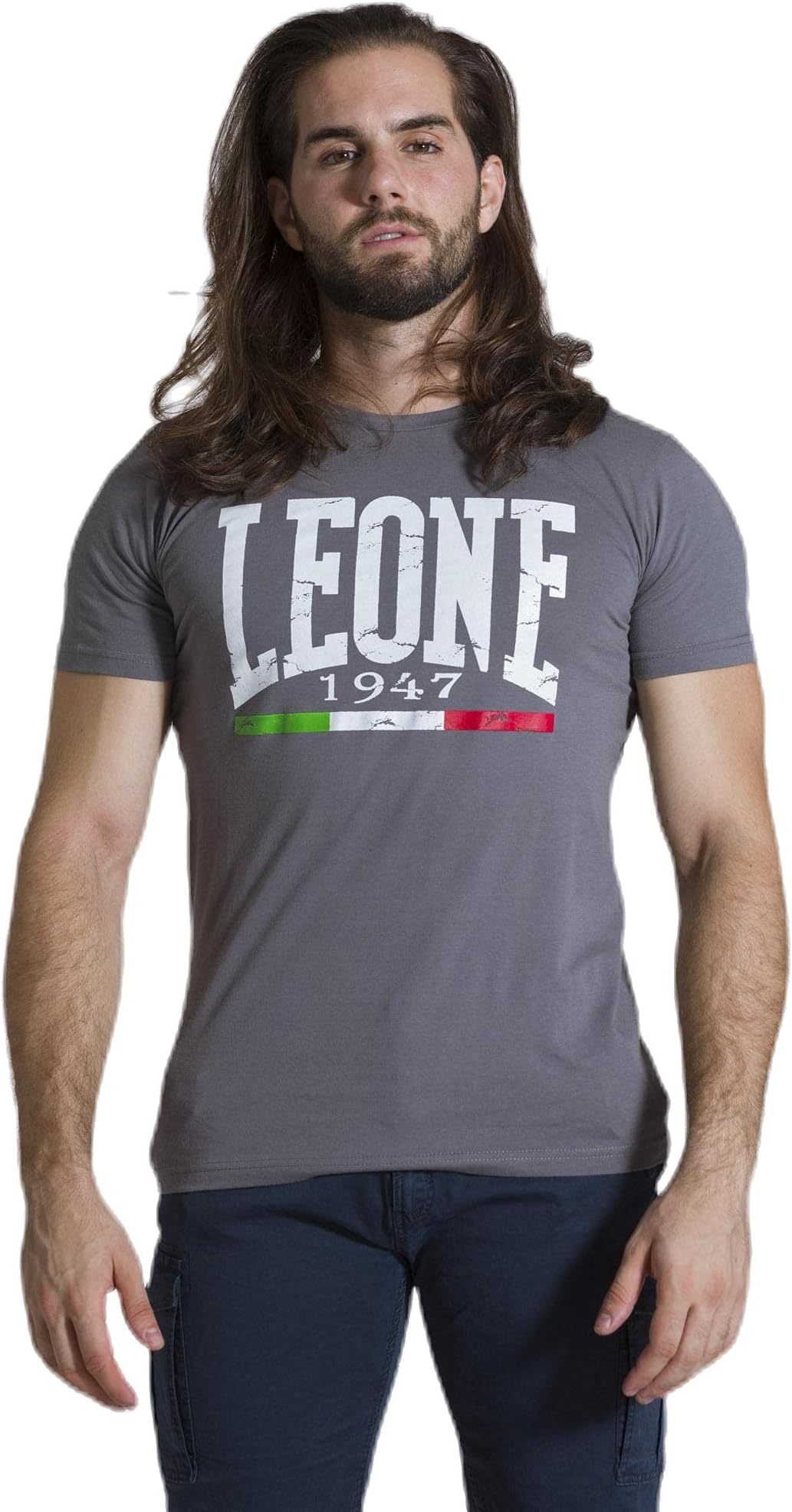 Leone - Man Tshirt S/S - Lead Grey (6), M