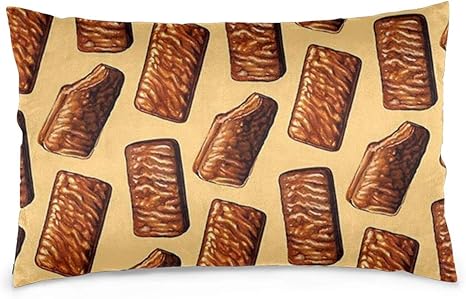 Amazon Co Jp チョコレートバー柄 枕カバー 人気 高級感 ピローケース おしゃれ 上品 寝具 ジッパー 洗える やわらか 枕 防ダニ 抗菌 防臭 抱き枕 ホーム キッチン