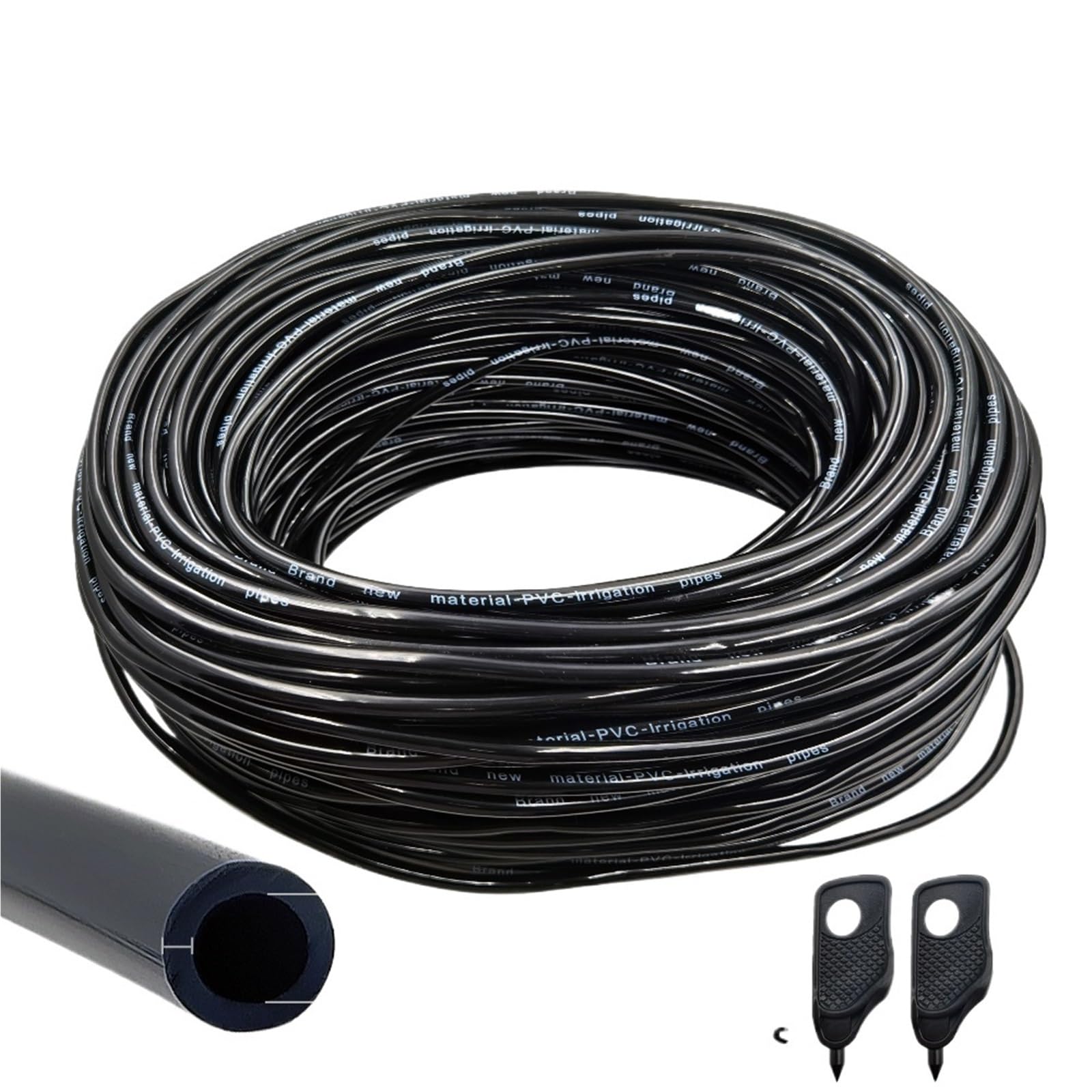 di irrigazione a goccia fai da te da 5M-25M, irrigazione automatica con tubo da giardino, kit di irrigazione a goccia micro con gocciolatori regolabili(10M Hose)