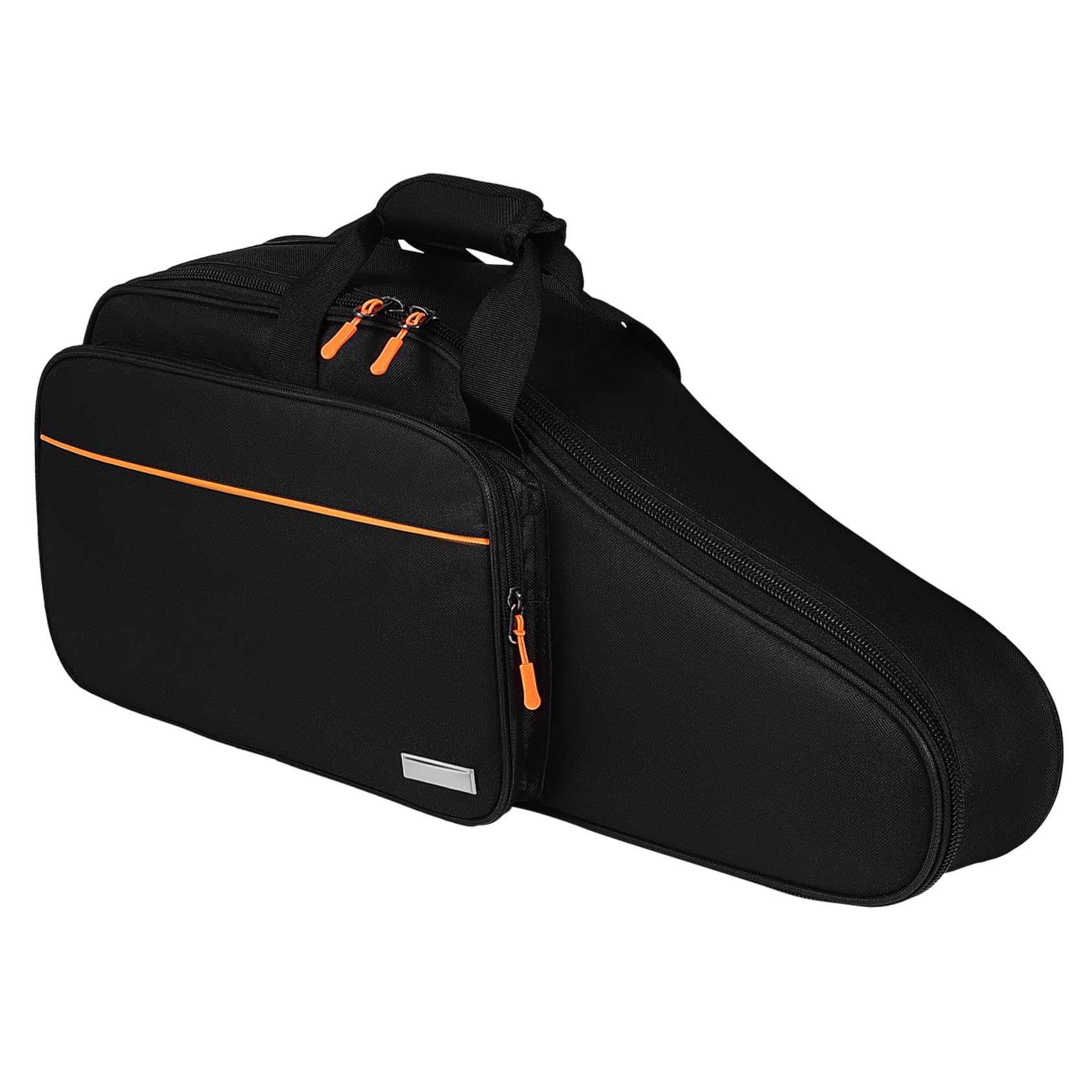 LIFKOME Alto Saxophone Bag with Double Backpack Straps Oxford Fabric Padded Sax Case for Tenor Saxophone Shockproof Instrument Storage Bag Versatile Carrying Options for Adults