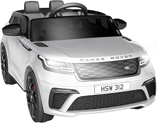 12V Ride On Car, Electric Vehicle Toy for Kid & Toddler, Licensed Land Rover Battery Powered Electric Truck with Parental Remote Control, Music, LED Lights