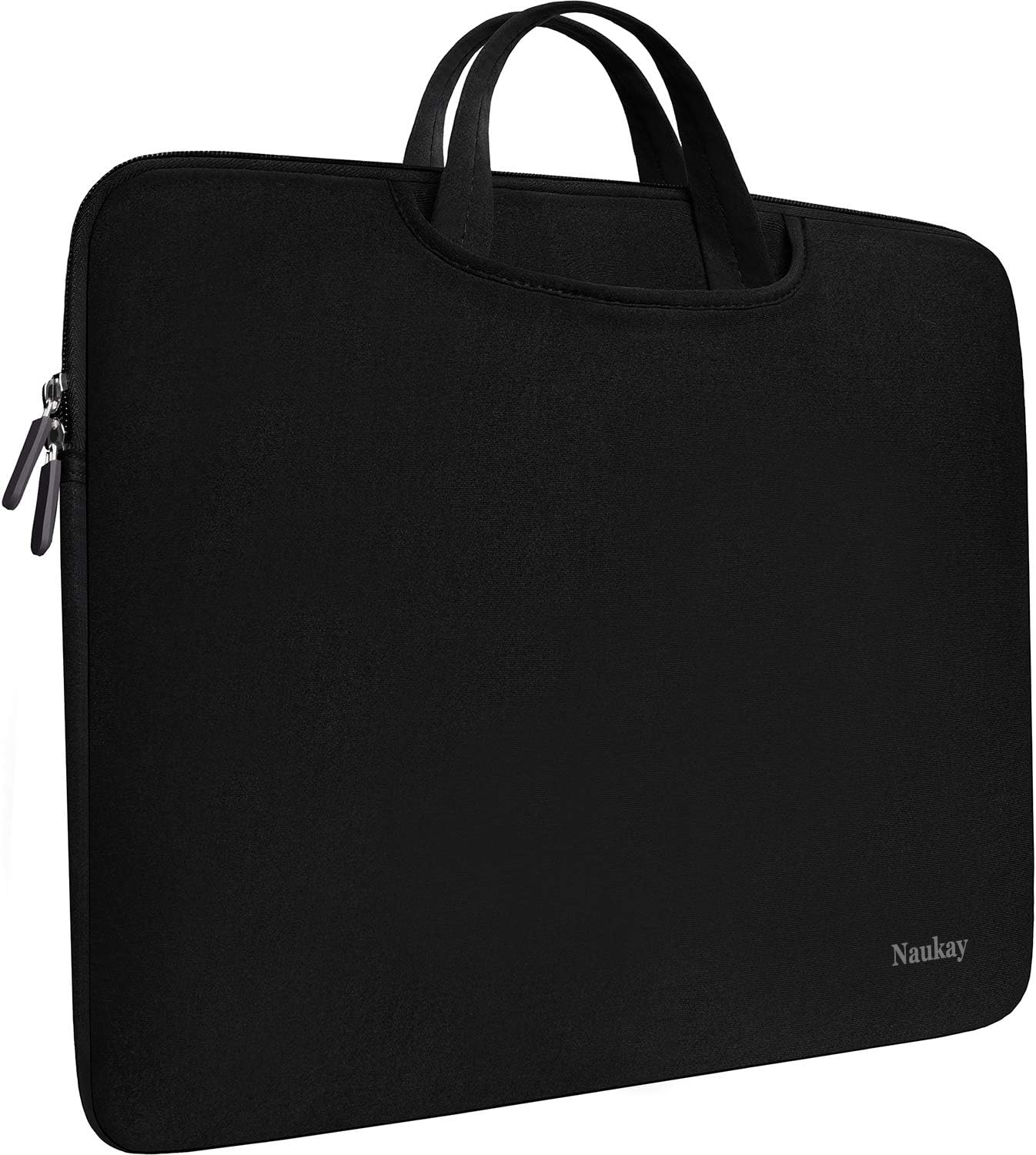 Laptop Sleeve Case,Slim Travel Briefcase Handle Bag/Notebook Computer Protective Sleeve/Durable Business Messenger Briefcases for Men and Women Fits 13 13.3 Inch Laptop, Computer, Tablet -(Black)