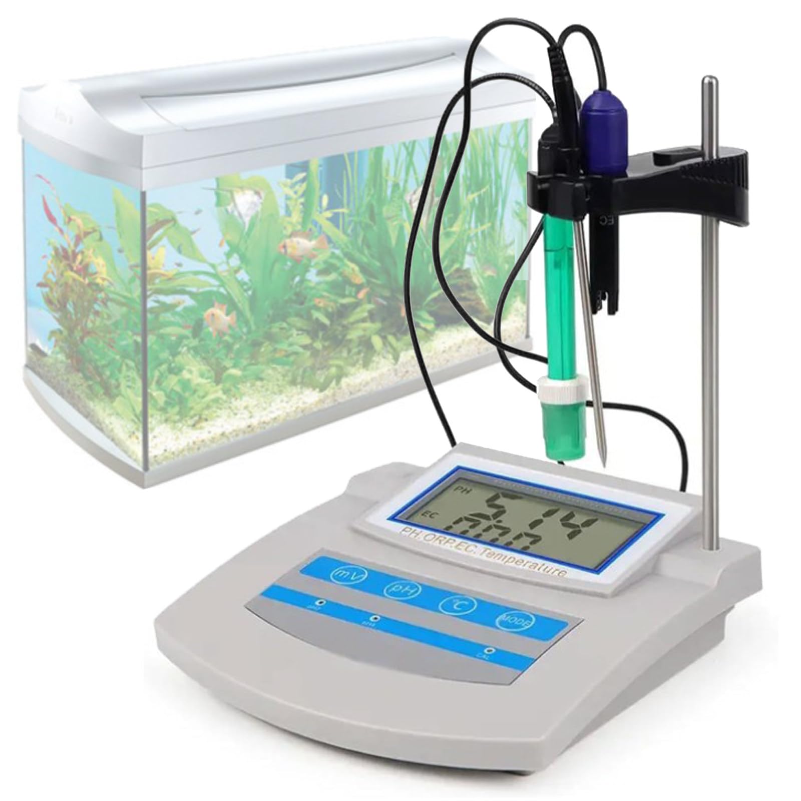 pH-mètre numérique 6 en 1 pour la surveillance de la qualité de l'eau