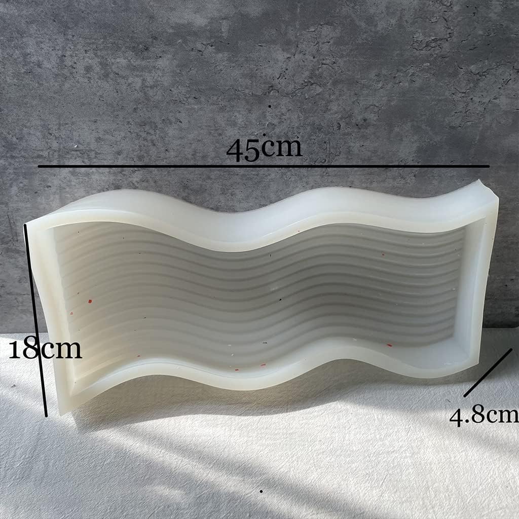 フォートゲート 特大サイズのティー型シリコンモールド樹脂鋳造型、自家製ホームテーブルデコレーション用ティー樹脂モールド