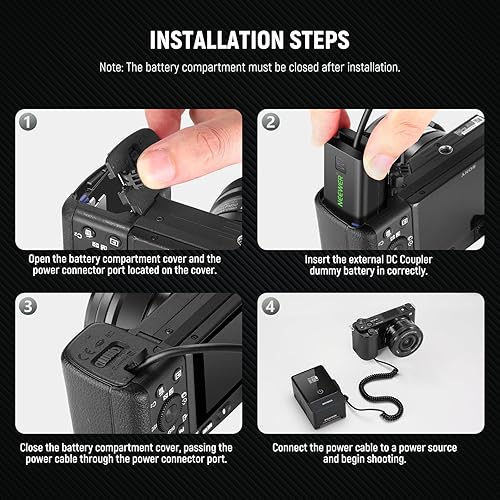 Miniatura 95 de NEEWER D Tap to NP-F550 Batería ficticia con cable para batería de montaje en V, fuente de alimentación estable para RGB660 RGB1200 RGB168 BH20B Luz