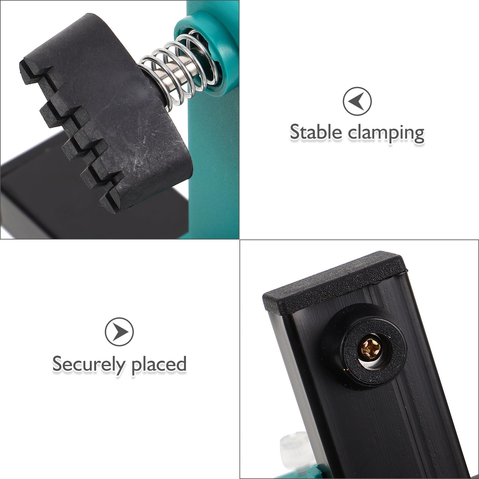 SEWACC Soporte Ajustable para Placa de Circuito Pinza Auxiliar de Soldadura para Reparaciones Electrónicas Herramienta para Mantenimiento de Pcb con Sistema de Posicionamiento Rápido