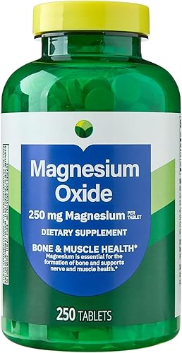 Miniatura 2 de Spring Valley Óxido de magnesio 250 mg  Soporte para huesos, músculos y nervios  250 tabletas  Suplemento dietético  Paquete de 1