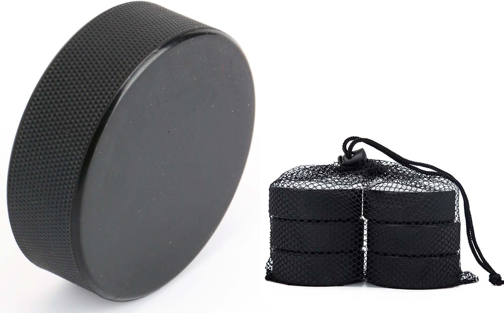 6 Pack Classic Ice Hockey Puck