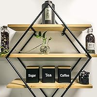 Vista 5 de SOTECH Juego de 3 recipientes de cocina para café, azúcar y té, tarros de metal con tapa de bambú, recipientes cuadrados negros para almacenamiento