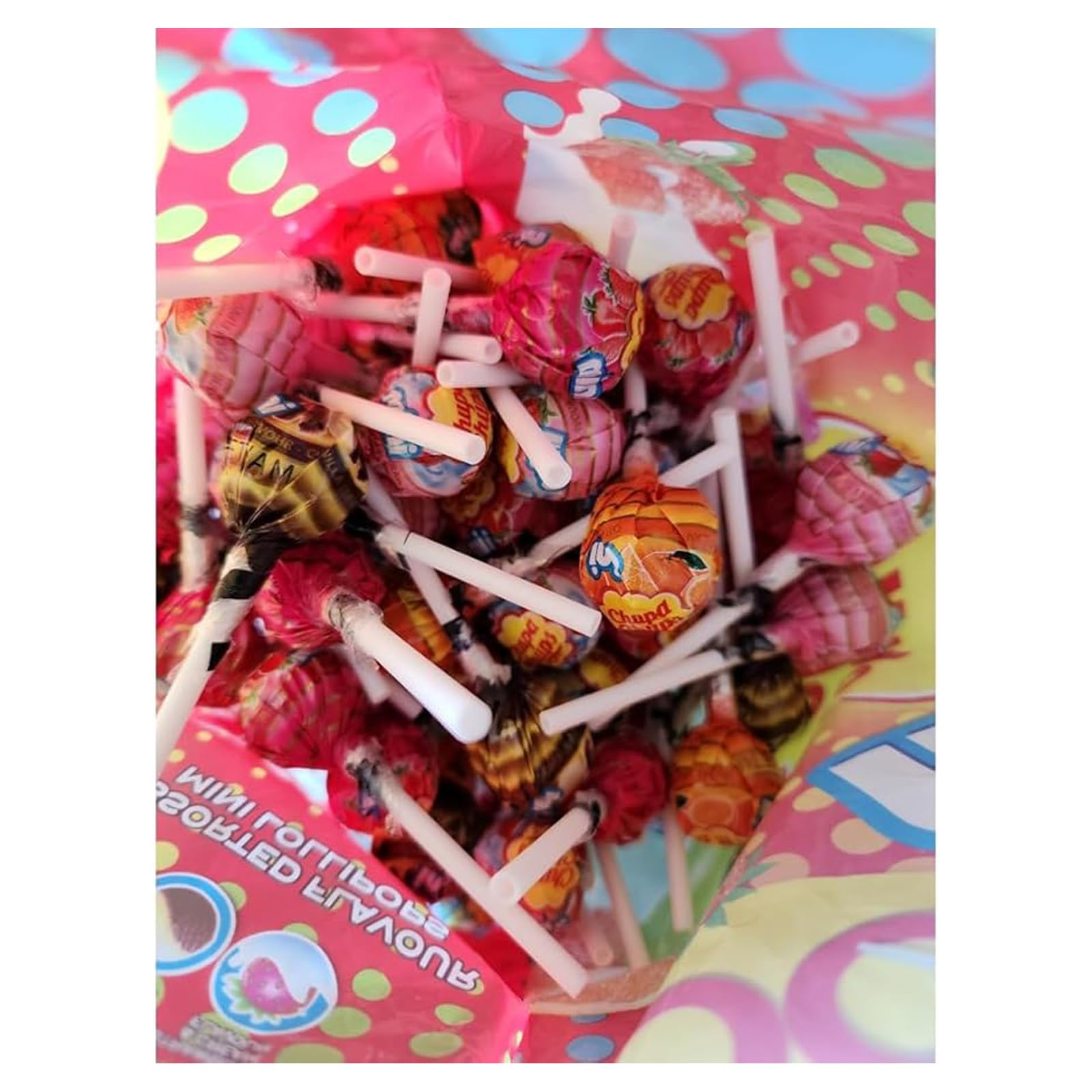 チュッパ風の棒キャンディー♡ Amazon.co.jp: [チュッパチャプス] Mini Candy 棒キャンディ ミニ 600g