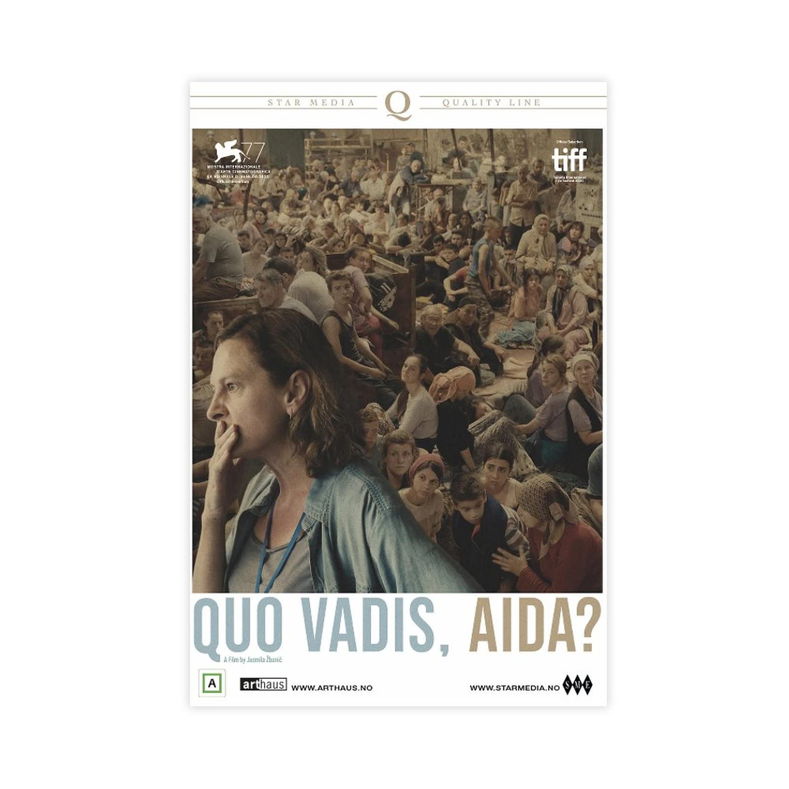 FISH DRAGATE Quo Vadis, Aida Movie Poster 1 Canvas Poster Bedroom Decor Sports Landscape Office Room Decor Gift Unframe-style 20x30inch(50x75cm)