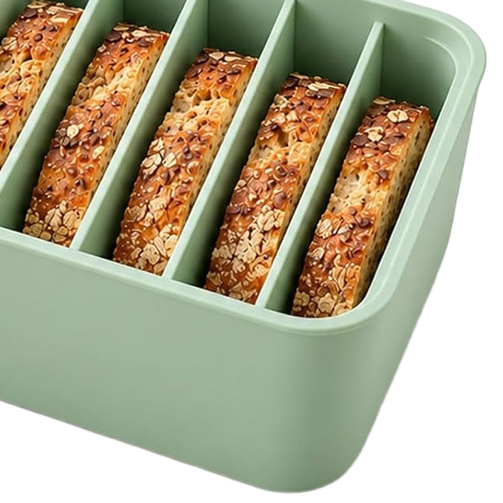 Generisch Brotkasten Luftdicht 11-Fach Silikon Einzelaufbewahrer Luftdicht