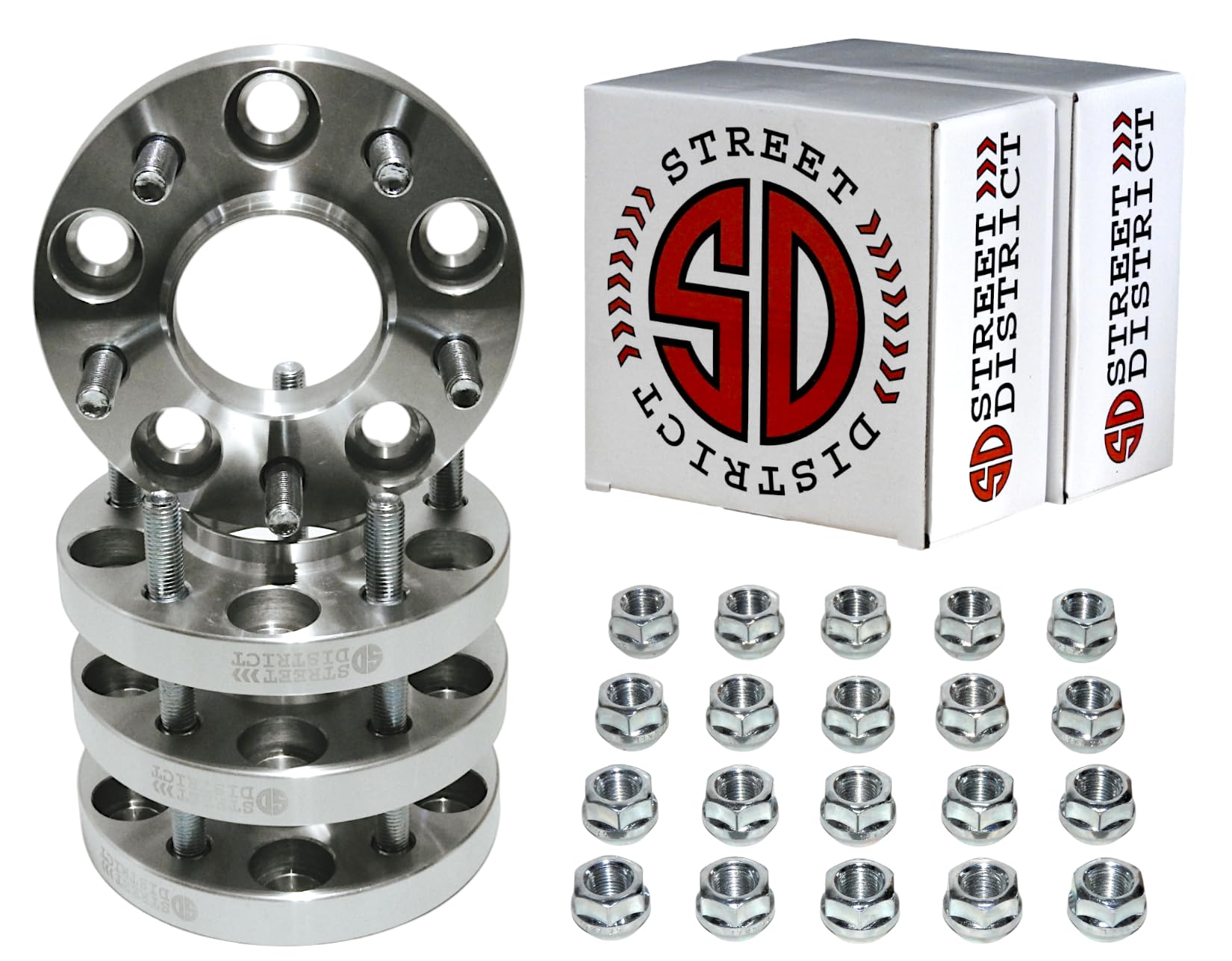 Street District 20mm 5x114.3 Wheel Spacers