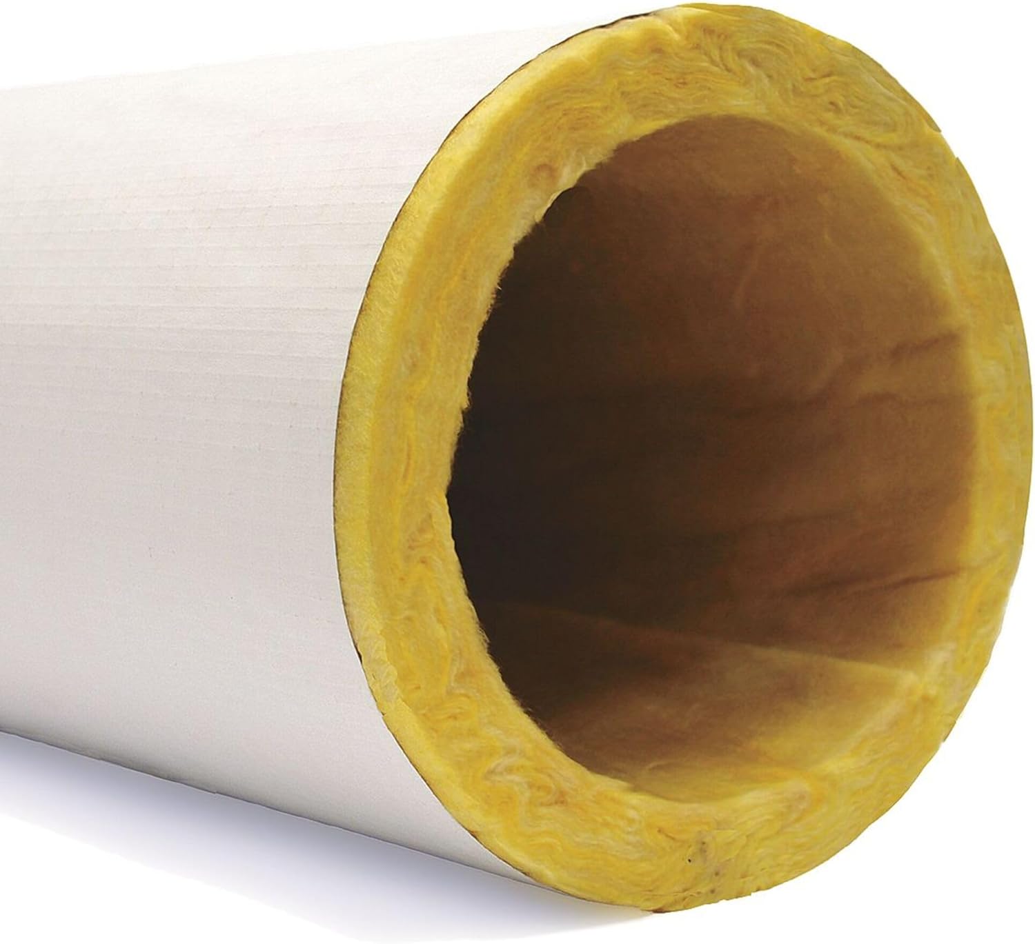Pipe Insulation, Fiberglass, 6.7 In ID