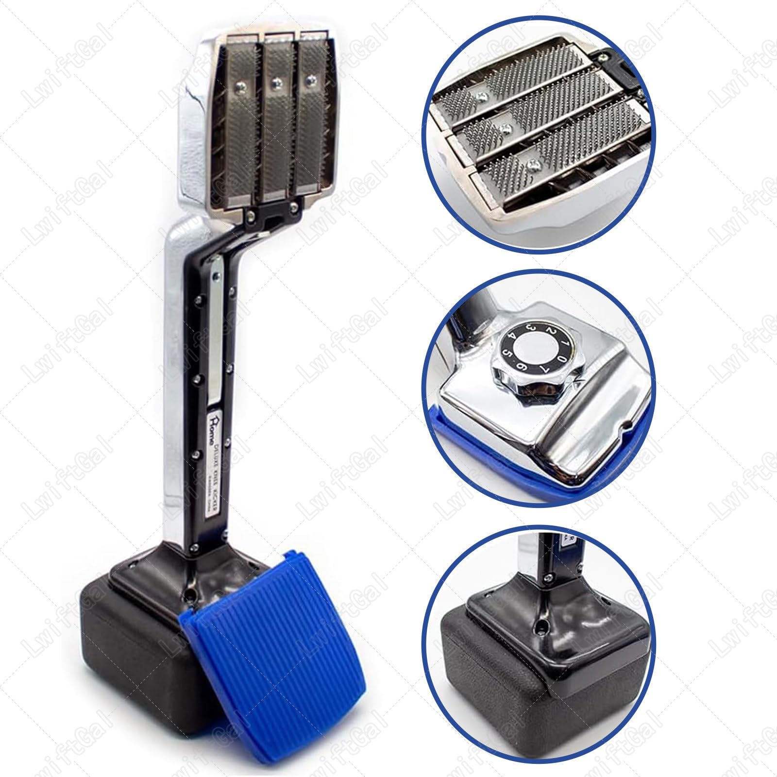 Attrezzo per moquette con kicker imbottito e pinze per installazione professionale e domestica, set di accessori ergonomici