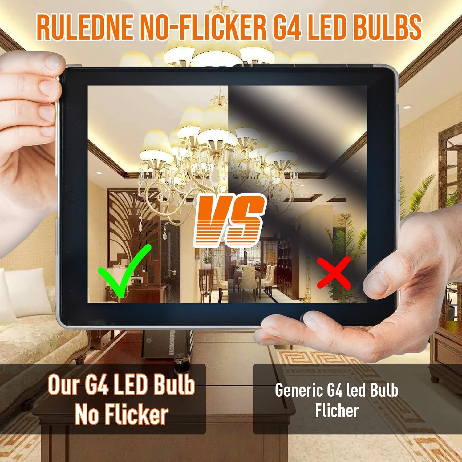G4 LED Bulb 12V AC/DC, JC Bi-Pin Base Light Bulb 1.5W, Equivalent to 15 Watt Halogen G4, Not Dimmable 3000K Warm White for Landscape Lighting, Under Cabinet, Chandelier, 10Pack