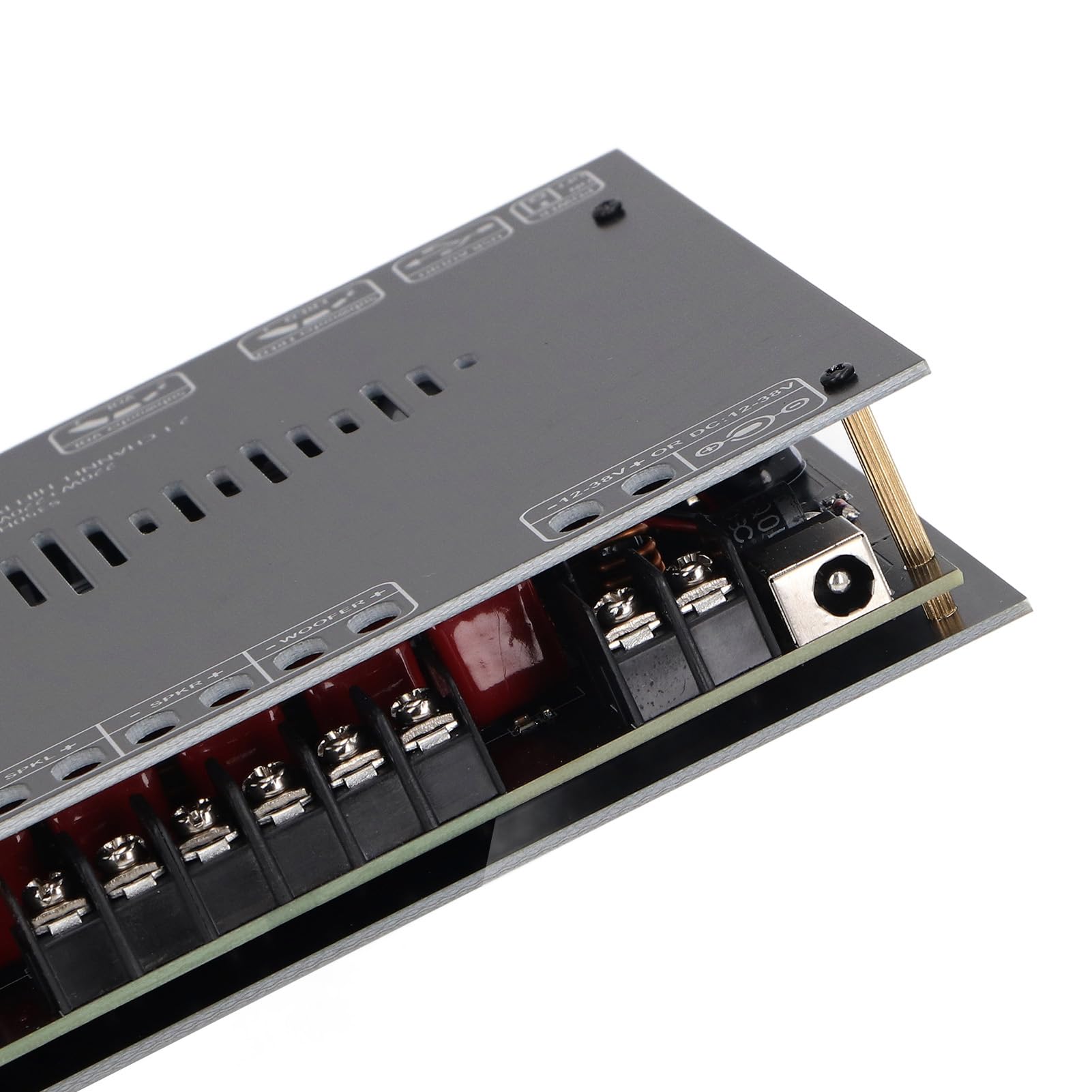 BT 5.1 Amplificatore Scheda stereo 2.1 Canale 350W 220W x 2 Modulo amplificatore audio Bluetooth ad alta potenza con controllo dei bassi di ingresso USB Aux per il audio audio