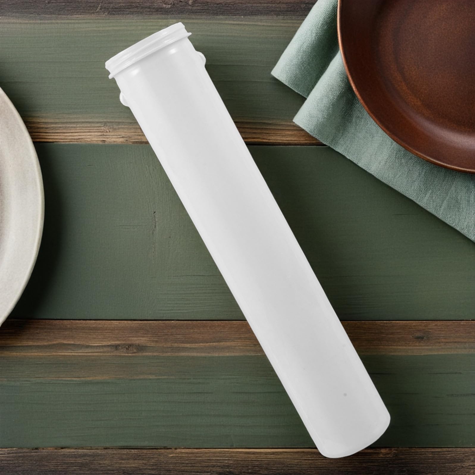 Generico Dispenser per Bevande Tubo di Ghiaccio Secco Alimentare per Cocktail, Asta di Raffreddamento in Plastico Bianco per Birra e Cocktail, per Bar e Casa