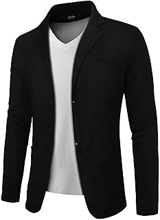 COOFANDY Mens Casual Sport Coats Lightweight Slim Fit Suit Blazer Jacket Two Button Lapel Blazer