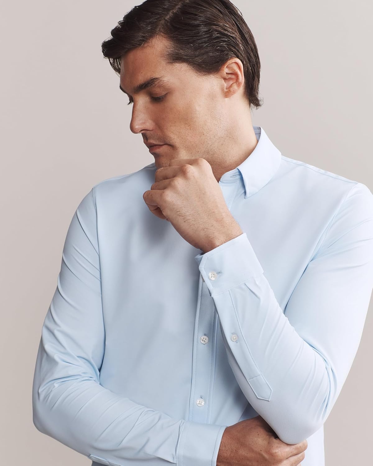 Rhone Men's Commuter Shirt, Performance Dress Shirts for Men, Machine Washable, Wrinkle Resistant, Classic Fit - Image 4