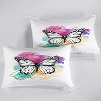 Vista 198 de CVHOUSE Juego de ropa de cama con diseño de panda, juego de edredón individual con panda y 2 fundas de almohada, lindo juego de colcha kawaii