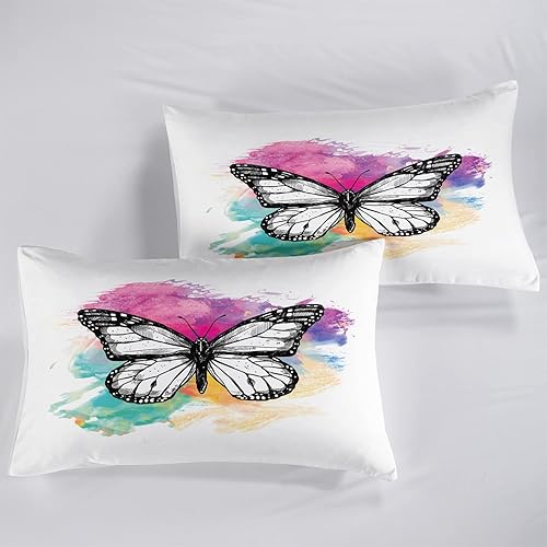 Miniatura 198 de CVHOUSE Juego de ropa de cama con diseño de panda, juego de edredón individual con panda y 2 fundas de almohada, lindo juego de colcha kawaii