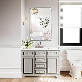 y.yu Amazon.com: Fabuday Bathroom Wall Mirror Rectangle - 36x24