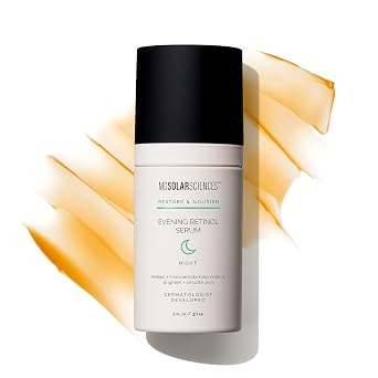 MDSolarSciences Evening Retinol Serum | Lightweight & Moisturizing Anti-Aging Treatment | Reduces Appearance of Discoloration, Fine Lines & Pores | Encapsulated Retinol for Sensitive Skin 1 Fl Oz