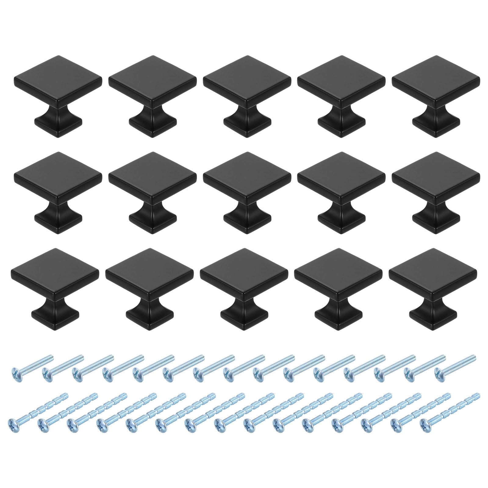 Boutons de placard carrés de 2,8 cm pour rénover votre commode
