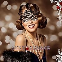 Vista 33 de Nicute Máscara de encaje negro sexy máscara de ojos para carnaval, fiesta de graduación, accesorio de disfraz para mujeres y niñas