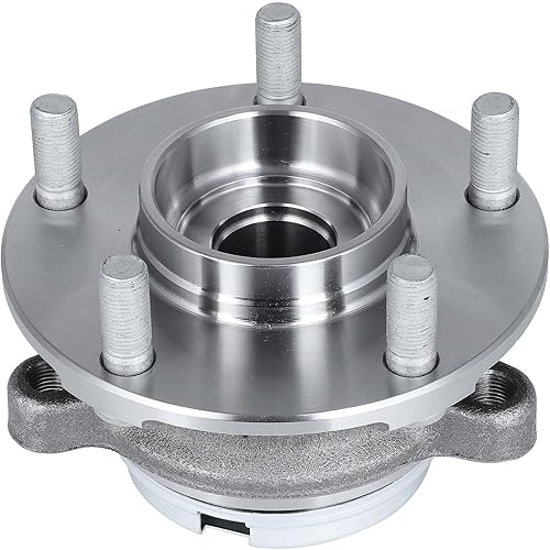 Miniatura 6 de cciyu Conjunto de cojinete de cubo de rueda, 1 pieza delantera izquierda derecha 5 lengüetas tiene ABS con sensor de anillo de tono BR930890 para