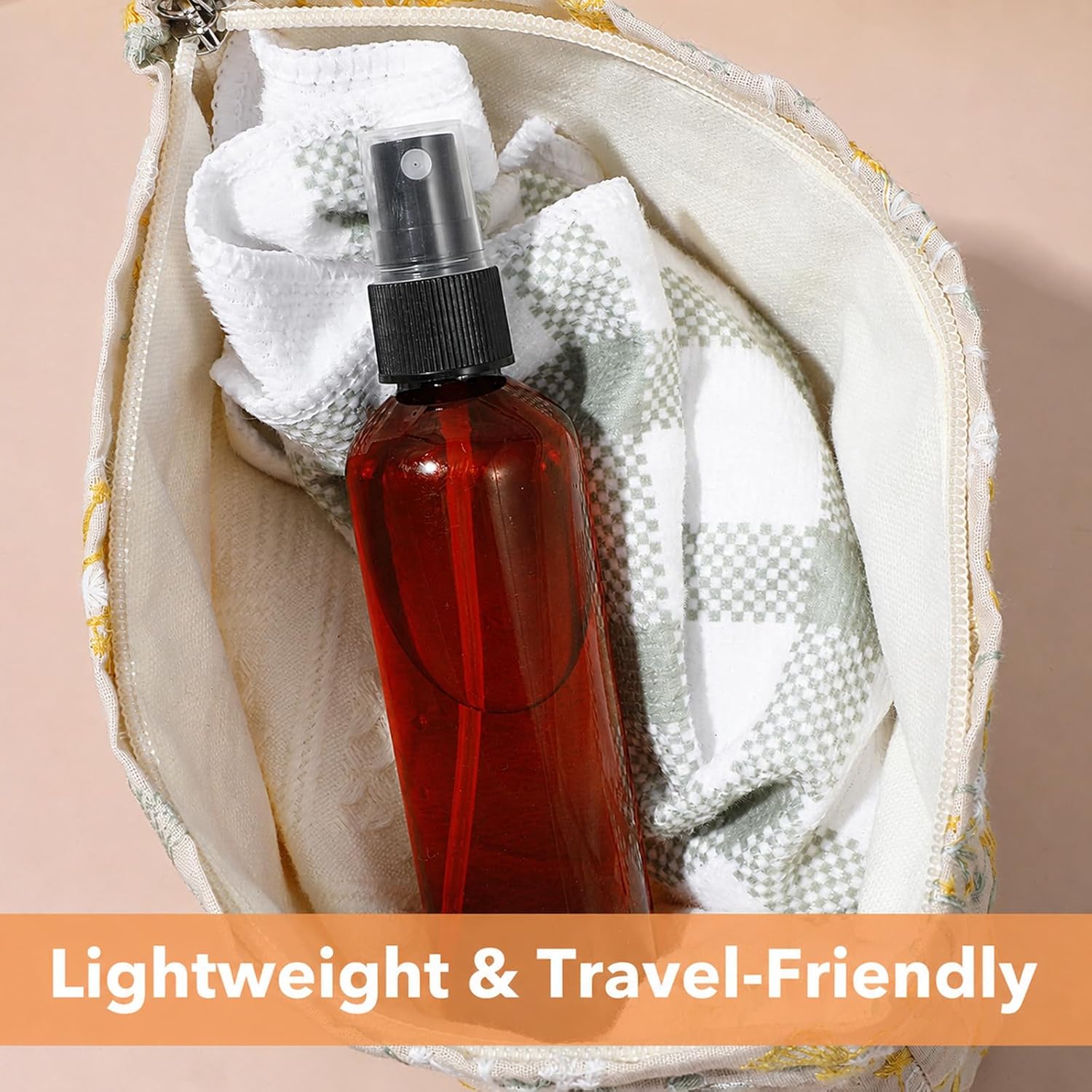 60 Pack 4 Oz Reddish-brown Plastic Spray Bottles, Fine Mist Refillable image 5