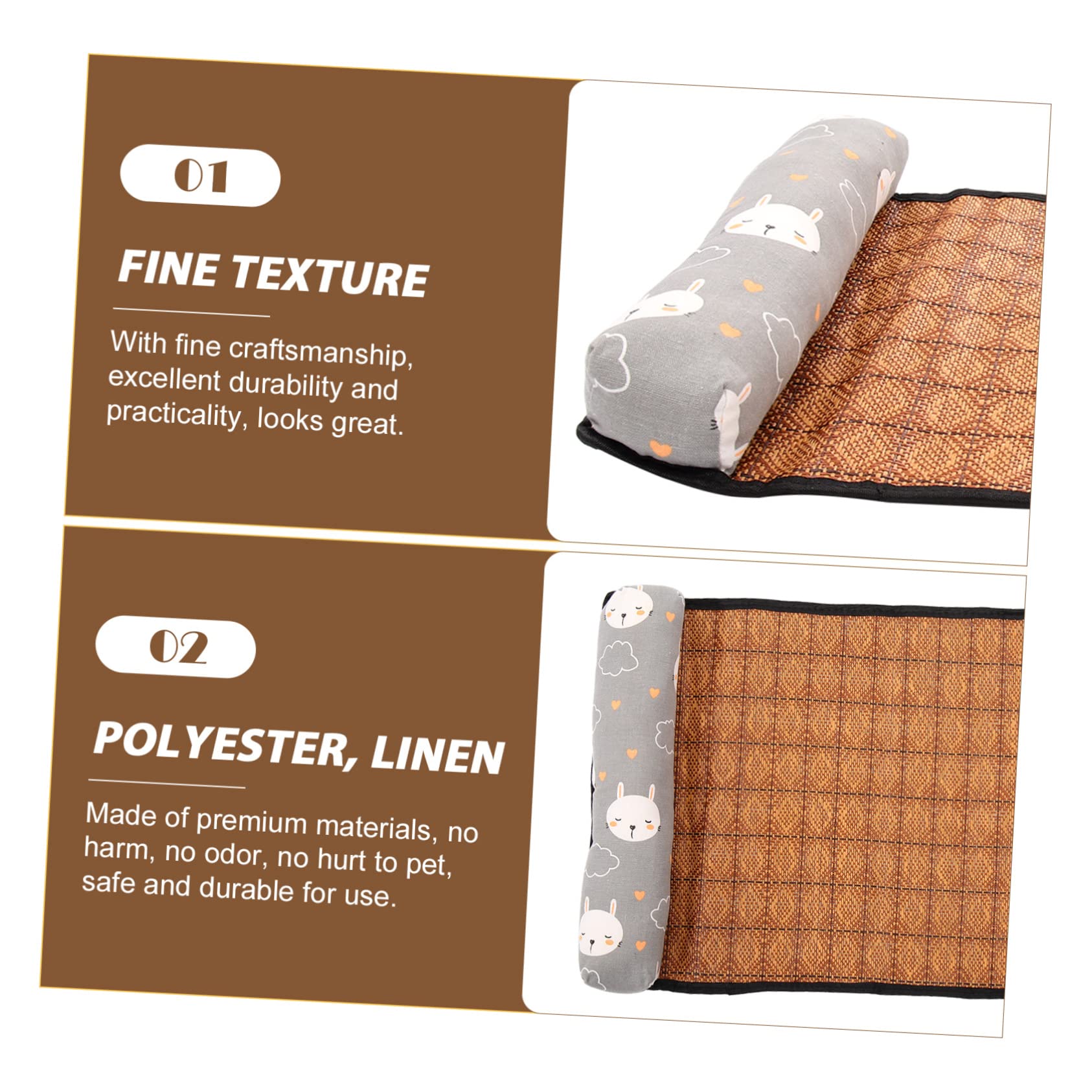 JOINPAYA Pet Summer Cooling Mat Comfortable Ice Cooling Pad for Cats Lightweight and Portable for Indoor and Outdoor Use for Pet Cages and Travel