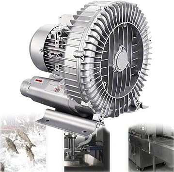 120w-1500w Regenerative Blower,220v50hz Single Phase,High Pressure Vortex Ring Blower,Industrial Vacuum Pump for Air Blowing or Suction for Sewage Aeration Aquarium Fish Pond,120W-0.16HP