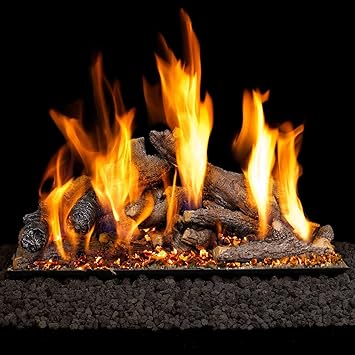 Fire Magic Real Fyre Shoreline Designer Oak Gas Log Set