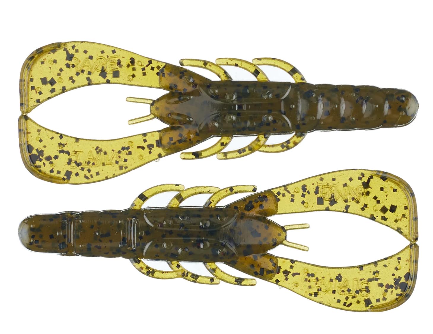 Strike King Rage Scounbug Soft Bait Fishing Lure, 3.5", 2 Rage Flange Pincers