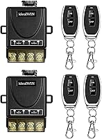 Vista 8 de Interruptor remoto inalámbrico con 328 pies de largo alcance, CC 12V/24V/48V/72V Clasificación de corriente 30A, interruptor de control remoto de 12