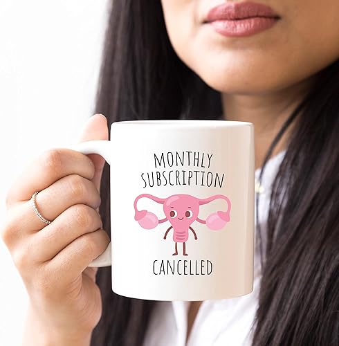 Miniatura 5 de YouNique Designs Taza de café divertida de histerectomía, 11 onzas, taza para después de la histerectomía, taza de útero, taza de recuperación para