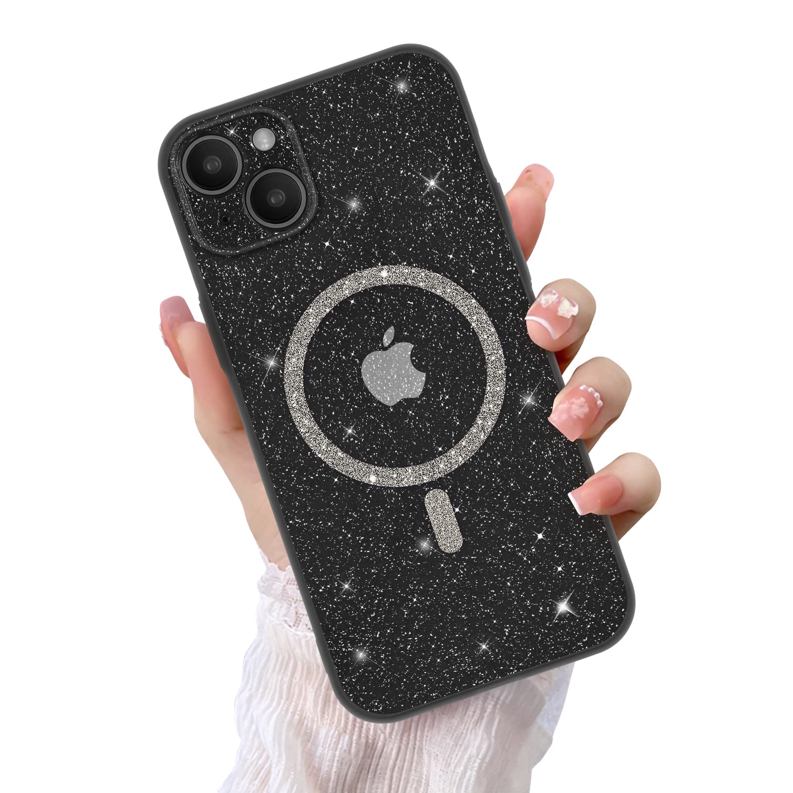 Nuova Custodia Trasparente Di Lusso Con Glter Bling Per